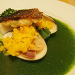 Chez Hyakutake - ランチコースの魚料理