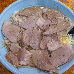 ラーメン だるま - 豚全拡げ（2015年9月12日）