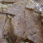 ラーメン だるま - 相変わらずガシ赤身な好み豚（2015年9月12日）