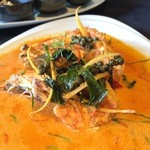 MIRA TERRACE RESTAURANT - ②海老のタタキとバジルの葉 甘いカレーソース410B