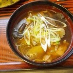 居酒屋 伝七 - きのこ汁