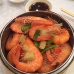 太湖海鮮城 - ③海老の葱生姜蒸し96$