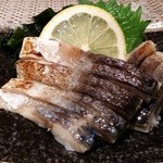 へぎそば 昆 - 炙り〆鯖