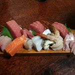 紀八 - 2015.10.18.刺し盛り12点盛りで1000円って(ﾟoﾟ;;