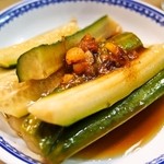 淡水軒 - きゅうりの酢漬け