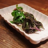蕎麦懐石 無庵 - おひたし盛合せ
