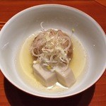 御料理 樋渡 - 炊合：海老芋・蓮根の飛竜頭