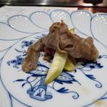 秋田牛鉄板焼 銀座五明 - すき焼き出来上がり・・。