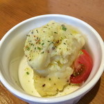 艶吉 - お通し ポテトサラダ マスタード入り