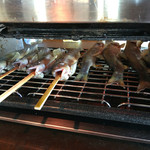 鮎茶屋 かわせ - あゆ焼き放題よろれいひw