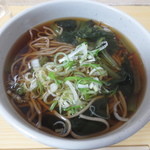 山野草 - 特上 安曇野 葉わさびそば　460円(2015.10)