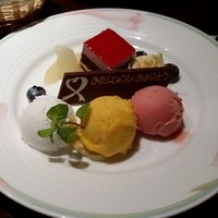 ステーキハウスハマ 札幌店 - お誕生日デザート♪