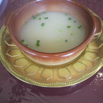 チキンスープ真っ白でしょ