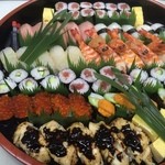 Washoku Zushi Niou - お寿司の盛り込みが、大変素晴らしいかったです。また頼みたいです。