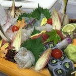 Washoku Zushi Niou - 誕生日祝いに刺身の盛り込みを頼みましたら、綺麗で美味しかったです。