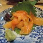 割烹くずし 徳多和良 - 青柳刺し３００円