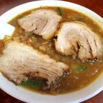 お食事処 やちよ - みそらんしゅうめん(チャーシュー入り)！(2015,10/11)