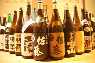Ajikuukankourimbou - 豊富な　　　　　　日本酒と焼酎