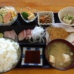 うまえもん - 日替り定食　￥650＋御飯大盛り+\30　（税別）