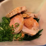 大衆酒場 『それいけチャラ男。』 - てづくり あん肝 かぼすポン酢 690円。