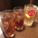 すたんどばぁー 楽 - ☆ウーロン茶２杯とハイボール（●＾o＾●）☆