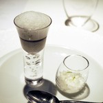 レフェルヴェソンス - 極東のテロワール～鮑、黒大根、紫蘇の花/すだち、お酒