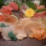 稲城 ヨロシク寿司 - 刺身盛り合わせ