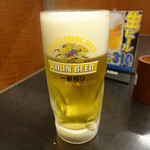 日高屋 - 生ビール：310円