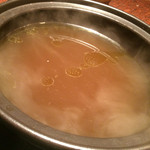 焼肉うしごろ - 　鍋が登場