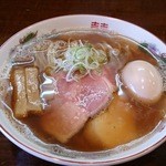 らあめん サンド - 煮干そば+味玉　2015年10月