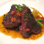 Restaurant27 - ('10/6)ﾆｭｰｼﾞｰﾗﾝﾄﾞ産牛ヒレ肉のステーキ　粒マスタードのソース　