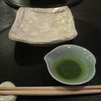 馳走 きむら - たで酢に取り皿