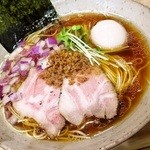 DAIKUMA - 鶏烏賊醤油　味玉　チャーシュー１枚はサービス