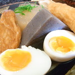夢乃蕎麦 - 玉子・蒟蒻・大根・竹輪・平天の５種類☆♪