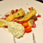 Funky - 本日の魚（北海道産 アイナメ）タルタルソース添え