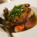 水の謌 - フォアグラ、タラバホタテのポワレポトフ仕立て（メイン