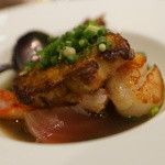 水の謌 - フォアグラ、タラバホタテのポワレポトフ仕立て（メイン