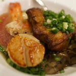 水の謌 - フォアグラ、タラバホタテのポワレポトフ仕立て（メイン