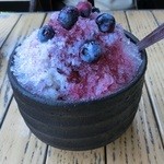 しげの屋 - ブルーベリー氷