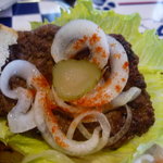 ユーケーワイルドキャッツカフェ - ☆ハンバーグはしっかりめの硬さです☆