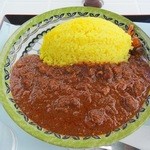 露伴亭 - スリランカカレー大盛(アップ)(2015.9)