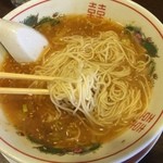 がんこもんラーメン - 替玉細麺投入！