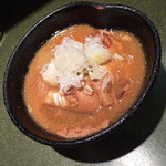 鳥ぎん - 鳥丼・煮込みセット（１，２５０円）の『煮込み』２０１５年１０月