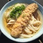 讃岐うどん がもう - うどん中 (2玉)250円  チクワ天 100円