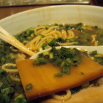 麺屋 高橋 - 濃厚おさかな正油　板メンマ