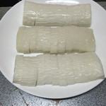 村田蒲鉾店 - 上から嶺雪（宇部かま）、萩王、村四郎