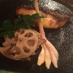 Uo chou - コースの一品鯛一郎クンの柚庵焼き