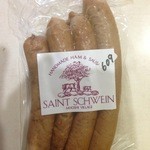 セント シュバイン - 2015年10月：朝食なのでプレーンなソーセージをお願いしました。609って書いてあるのがお値段です
