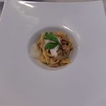 Felicita Pizzeria Trattoria - 2015年8月　豚と鶏軟骨の白ワイン煮込みフェットチーネ