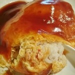 中とろ外ふわの上手な蟹玉！